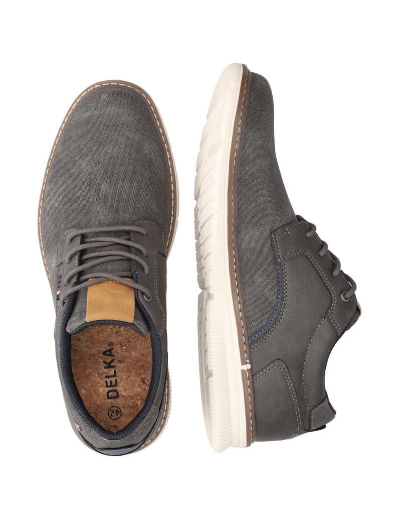 DELKA-Schnürer-sportiv-braun