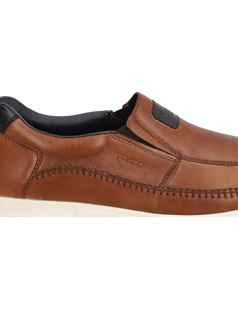 Rieker-Glattleder-Slipper-sportiv-cognac