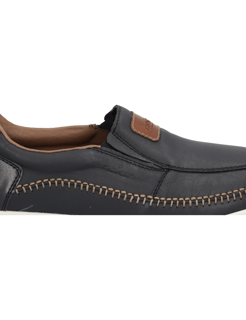 Rieker-Glattleder-Slipper-sportiv-cognac