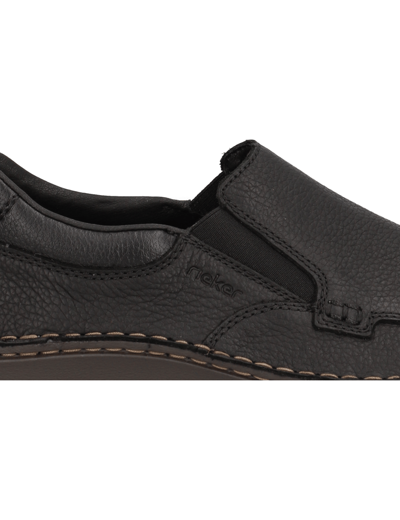 Rieker-Glattleder-Slipper-sportiv-schwarz