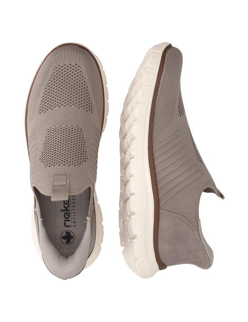 Rieker-Textil-Slipper-sportiv-beige