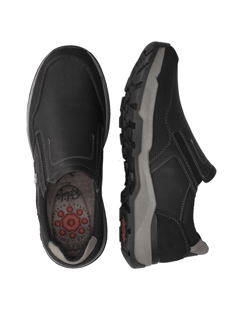 RELIFE-Slipper-sportiv-schwarz