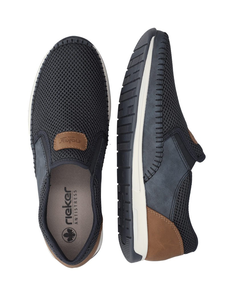 Rieker-Slipper-sportiv-blau