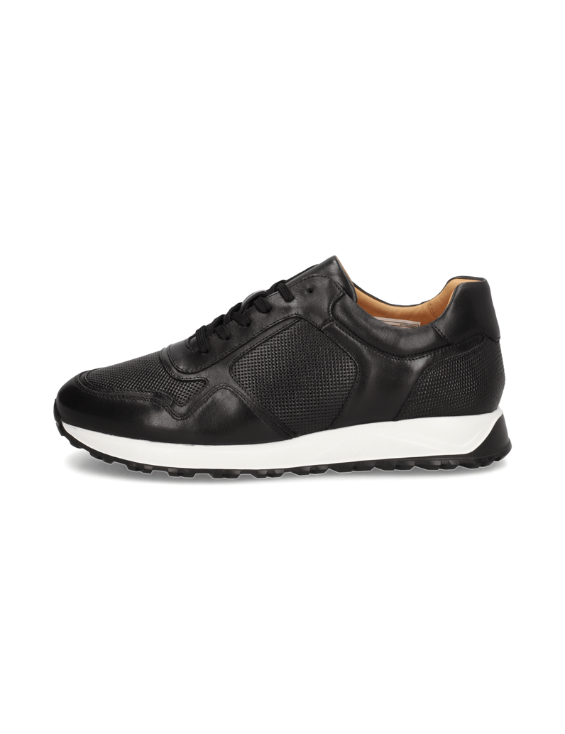 Kalman-&-Kalman-Glattleder-Sneaker-schwarz