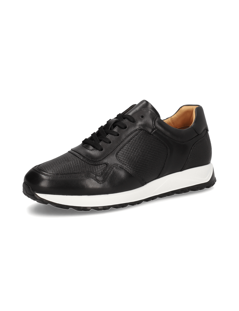 Kalman-&-Kalman-Glattleder-Sneaker-schwarz