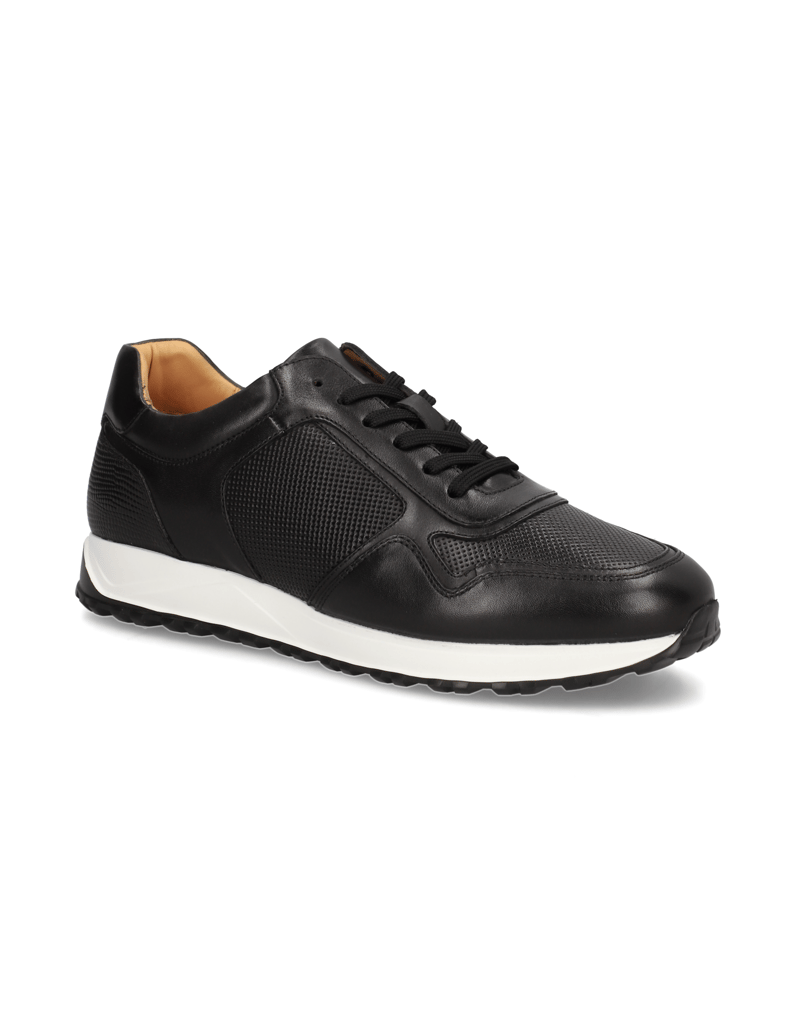 Kalman-&-Kalman-Glattleder-Sneaker-schwarz