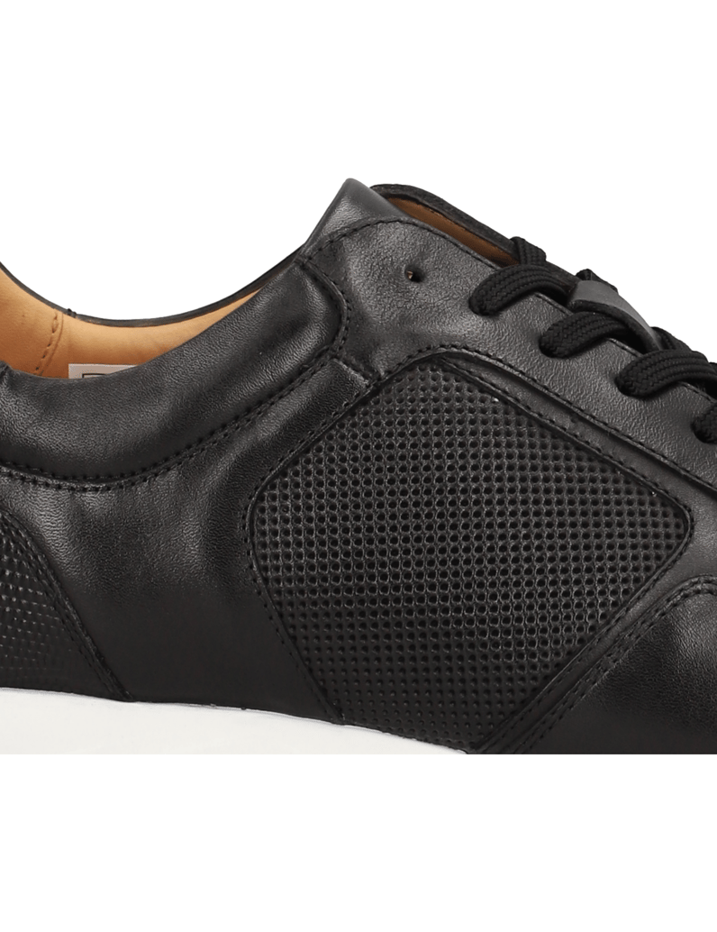 Kalman-&-Kalman-Glattleder-Sneaker-schwarz