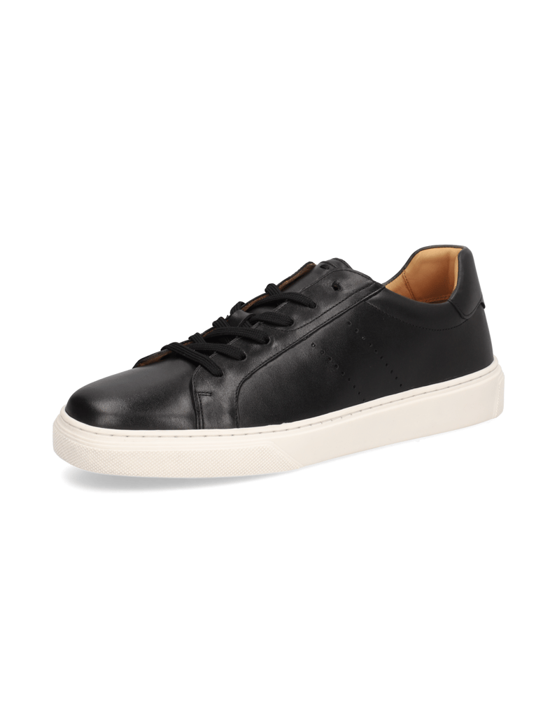 Kalman-&-Kalman-Glattleder-Sneaker-schwarz