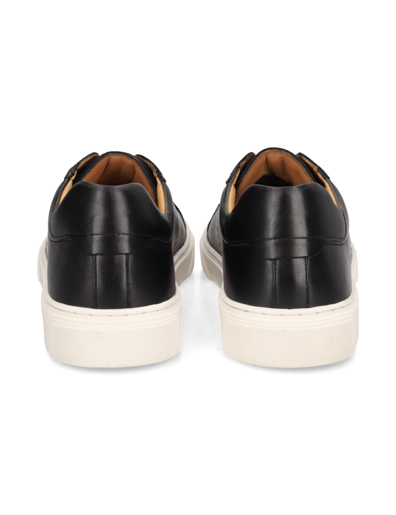 Kalman-&-Kalman-Glattleder-Sneaker-schwarz