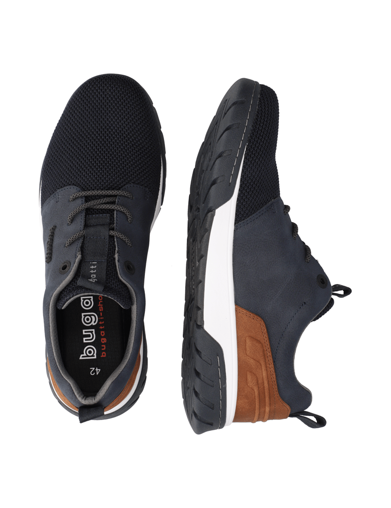 BUGATTI-DENIM-Schnürer-sportiv-blau
