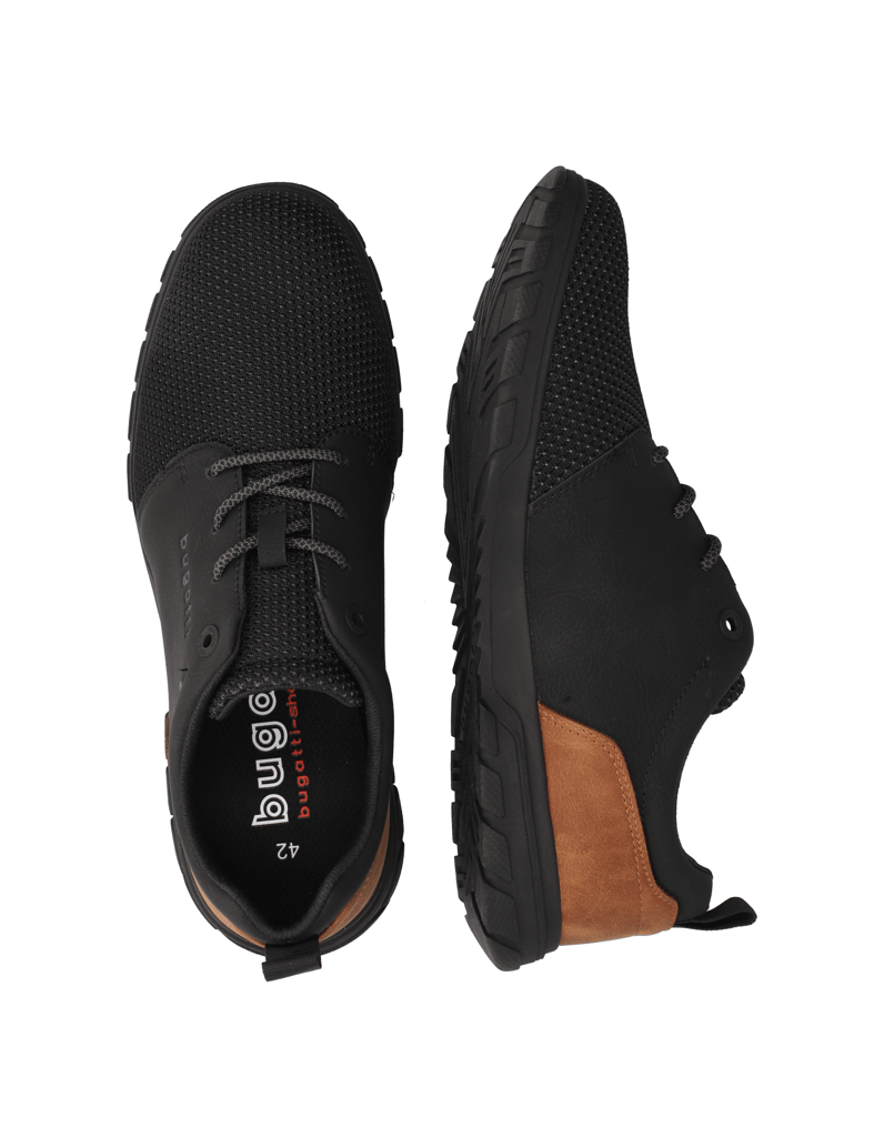 BUGATTI-DENIM-Schnürer-sportiv-schwarz