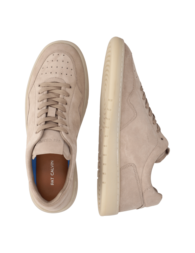 Pat-Calvin-Veloursleder-Sneaker-beige