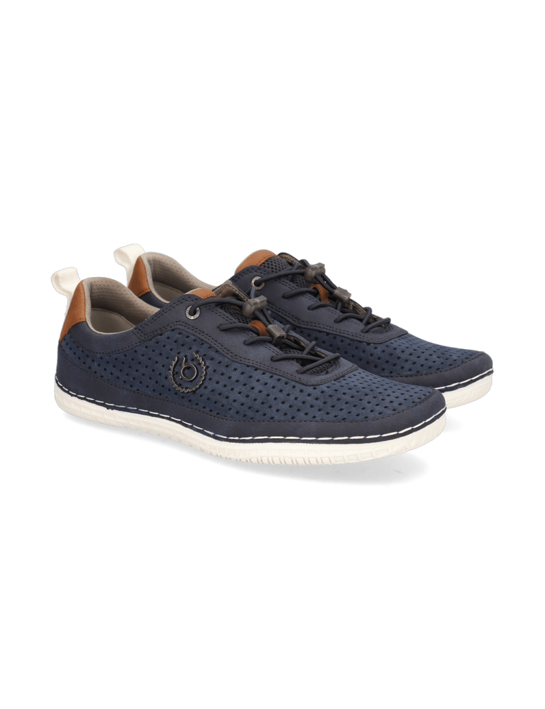 BUGATTI-DENIM-Schnürer-sportiv-blau