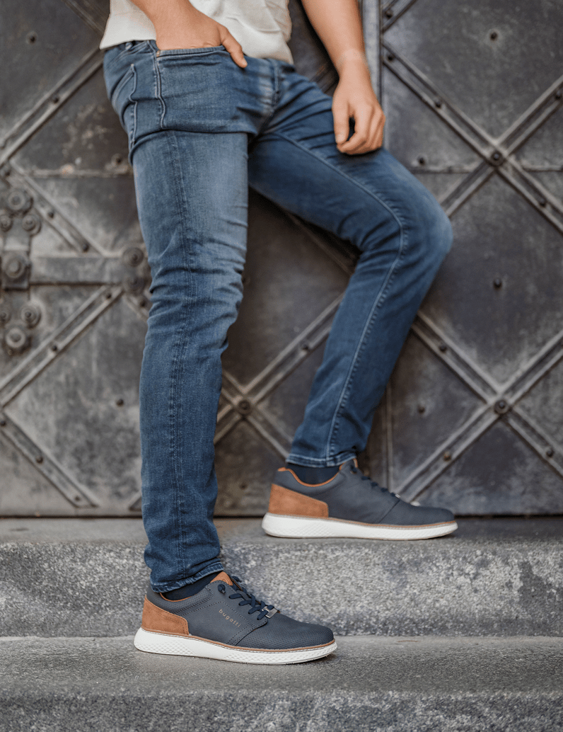 BUGATTI-DENIM-Schnürer-sportiv-schwarz