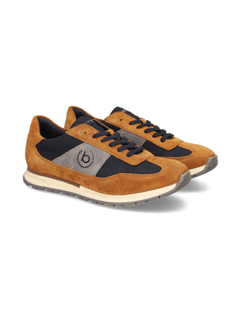BUGATTI-DENIM-Sneaker-cognac