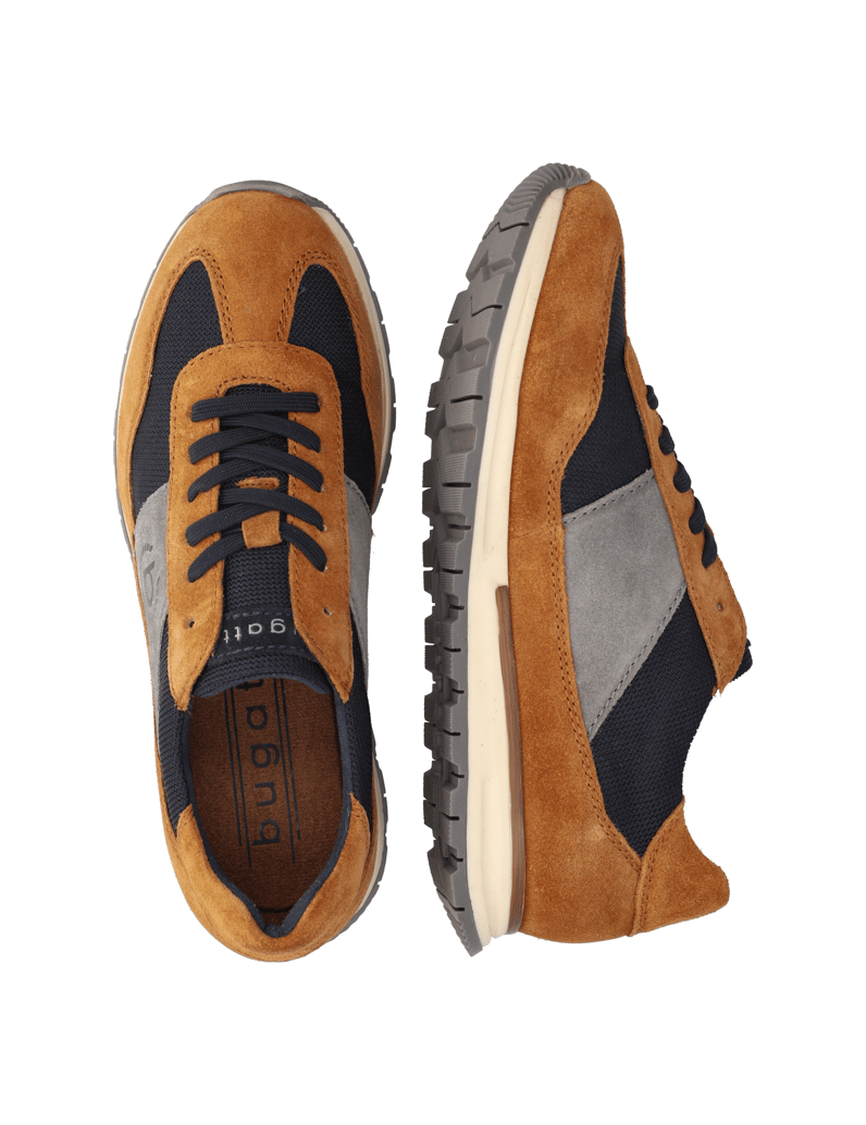 BUGATTI-DENIM-Sneaker-cognac