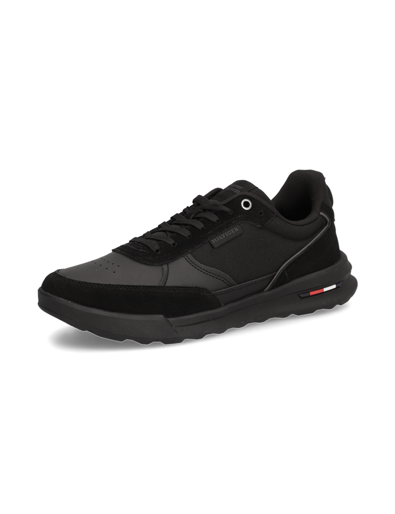 Tommy-Hilfiger-RETRO-RUNNER-MIX-RWB-schwarz