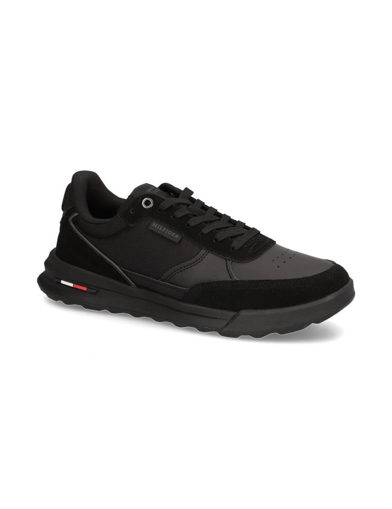 Tommy-Hilfiger-RETRO-RUNNER-MIX-RWB-schwarz