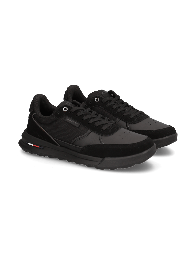 Tommy-Hilfiger-RETRO-RUNNER-MIX-RWB-schwarz