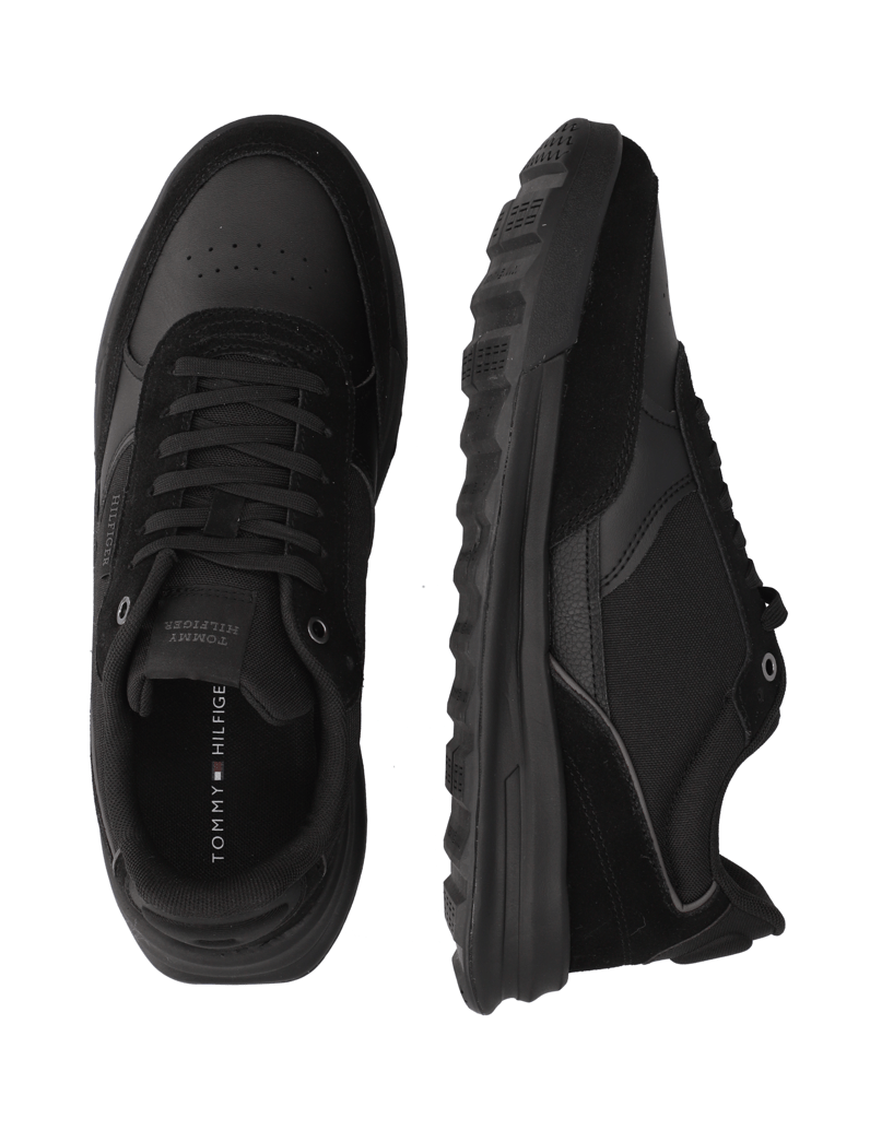 Tommy-Hilfiger-RETRO-RUNNER-MIX-RWB-schwarz