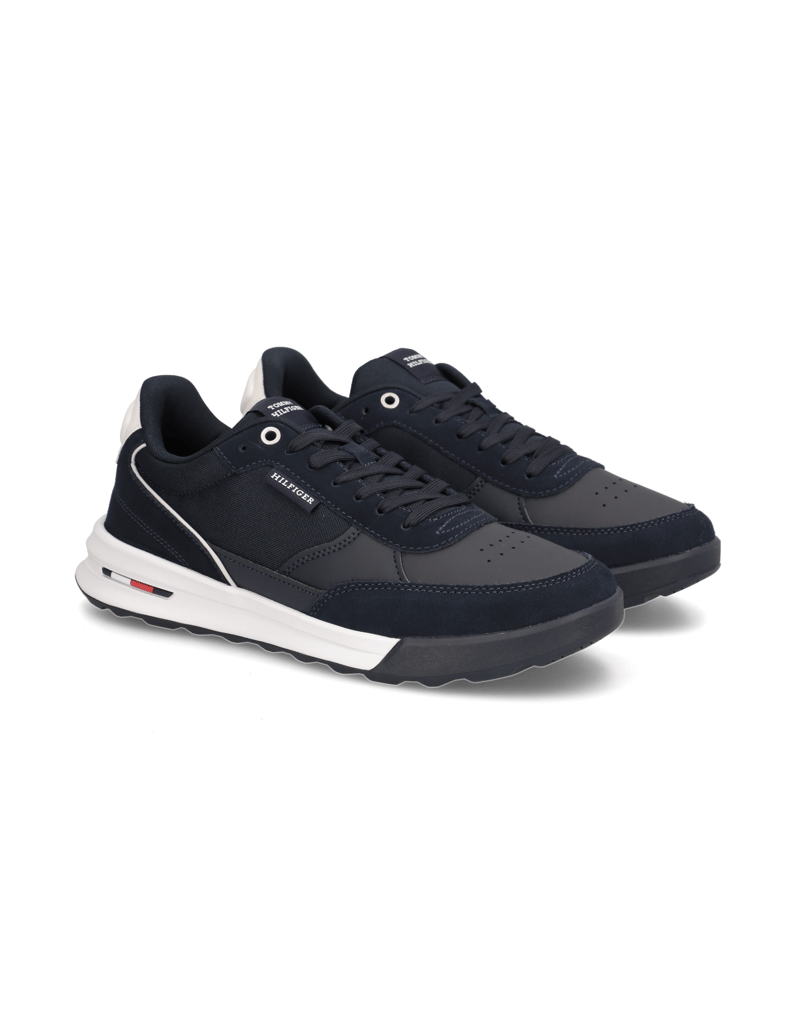 Tommy-Hilfiger-RETRO-RUNNER-MIX-RWB-schwarz