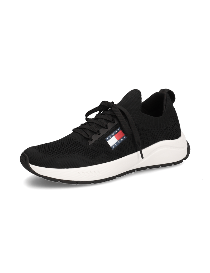 Tommy-Hilfiger-TJM-RUNNER-KNTITTED-schwarz