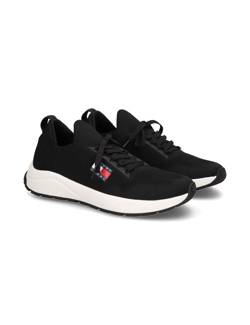 Tommy-Hilfiger-TJM-RUNNER-KNTITTED-schwarz