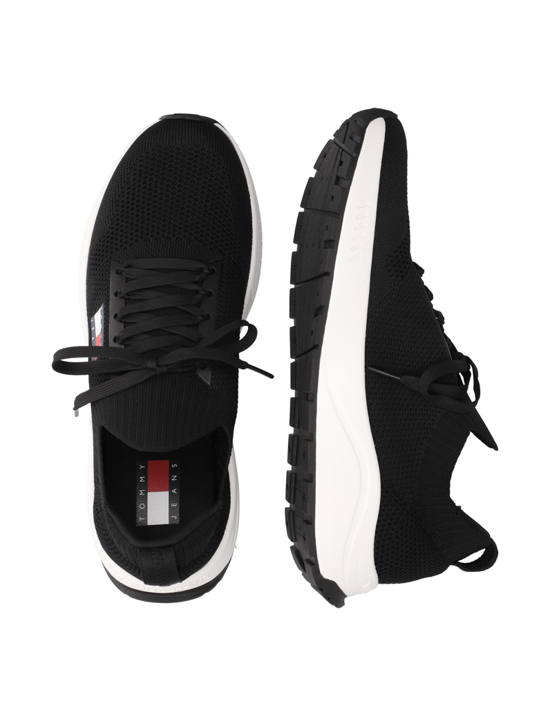 Tommy-Hilfiger-TJM-RUNNER-KNTITTED-schwarz