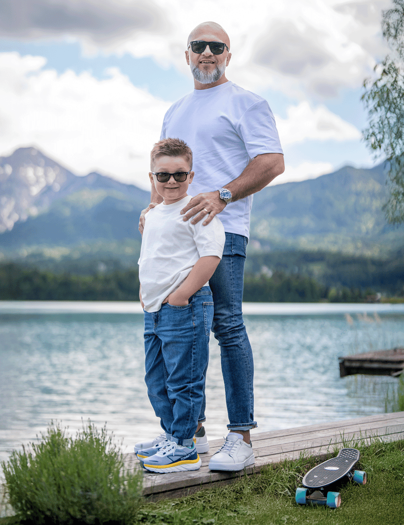 Pat-Calvin-Glattleder-Sneaker-braun