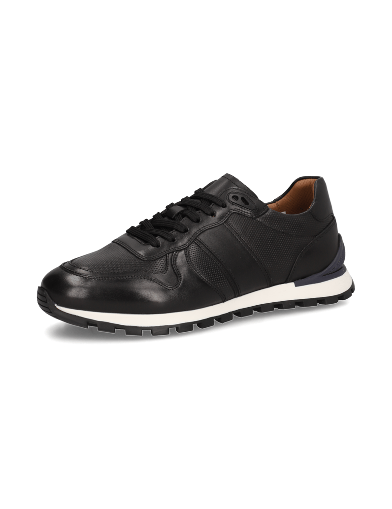 Pat-Calvin-Glattleder-Sneaker-schwarz