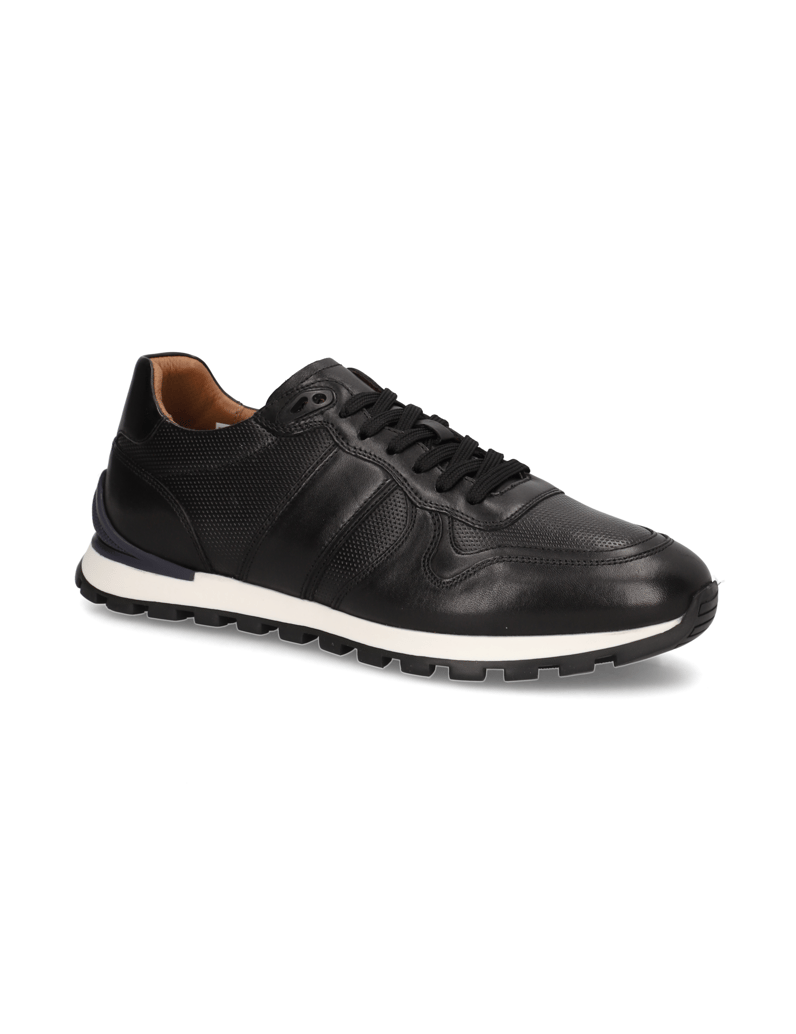 Pat-Calvin-Glattleder-Sneaker-schwarz