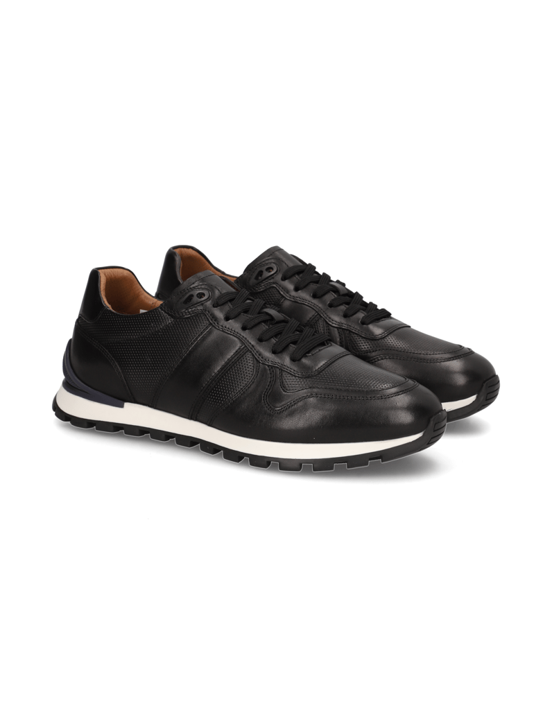 Pat-Calvin-Glattleder-Sneaker-schwarz