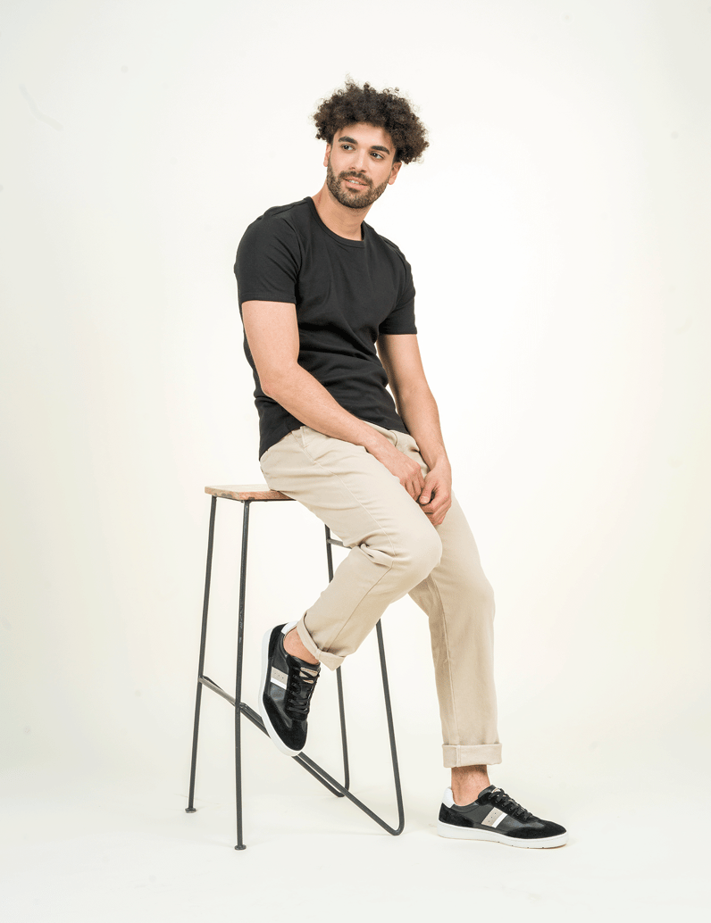 Pat-Calvin-Sneaker-schwarz