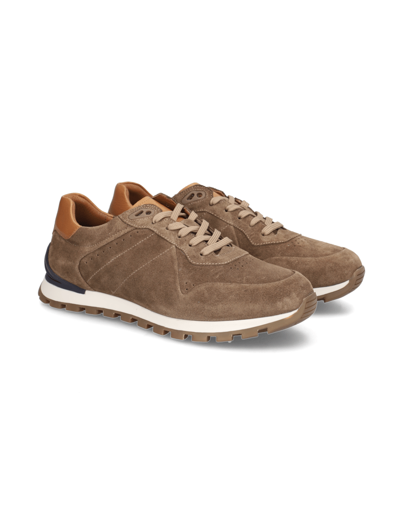 Pat-Calvin-Veloursleder-Sneaker-oliv