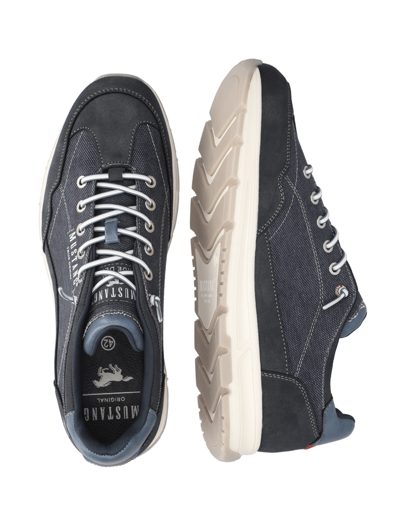 Mustang-Textil-Sneaker-beige