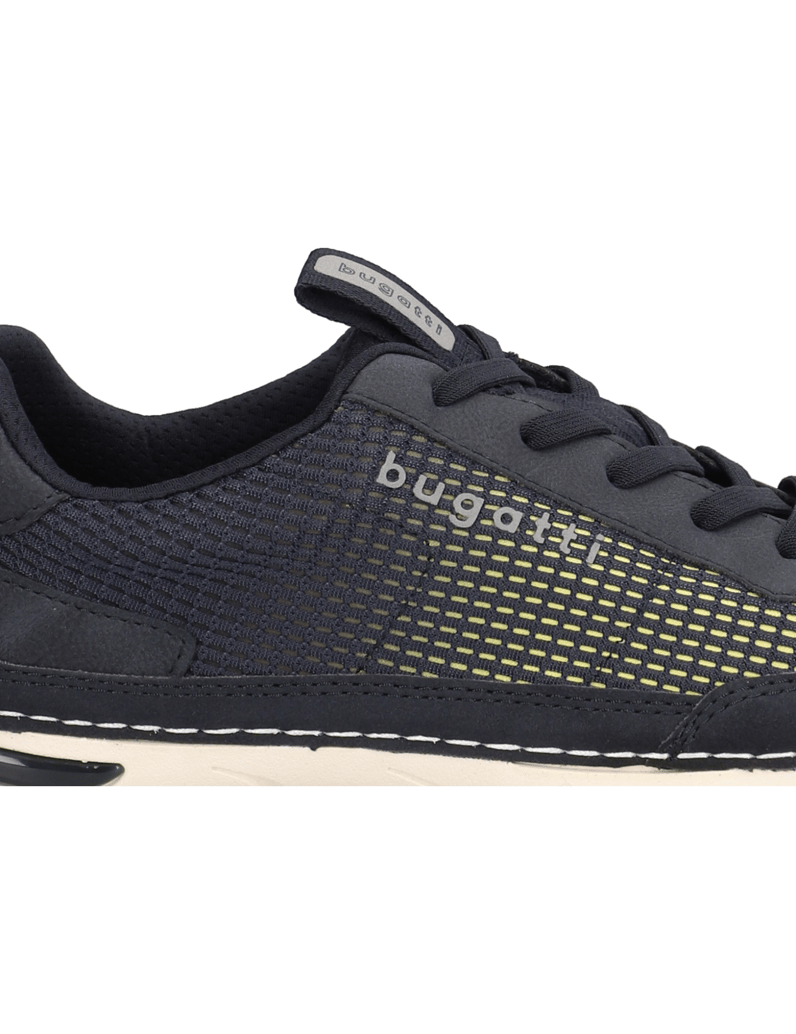 BUGATTI-DENIM-Textil-Schnürer-sportiv-blau