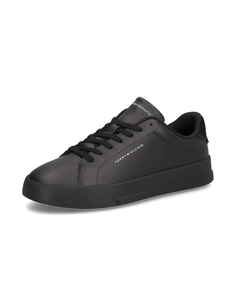 Tommy-Hilfiger-TH-COURT-LTH-DETAIL-ESS-schwarz