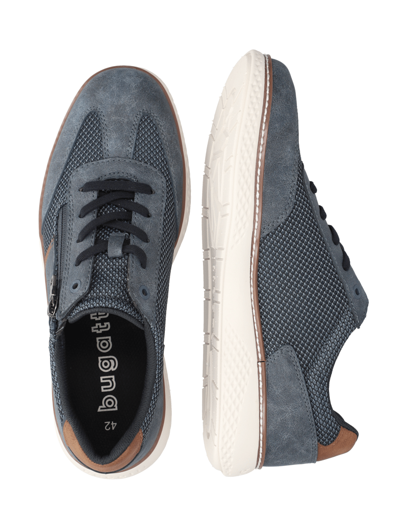 BUGATTI-DENIM-Schnürer-sportiv-grau