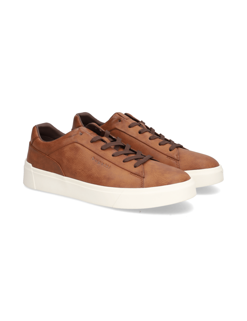 BUGATTI-DENIM-Sneaker-cognac