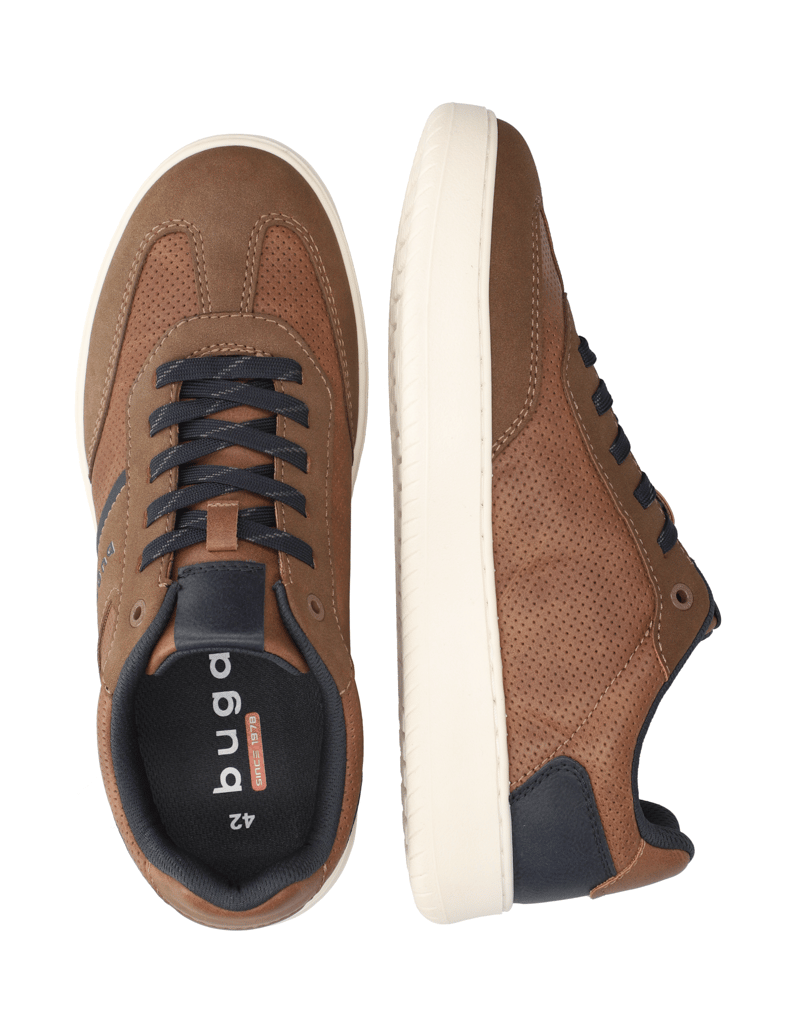 BUGATTI-DENIM-Sneaker-cognac