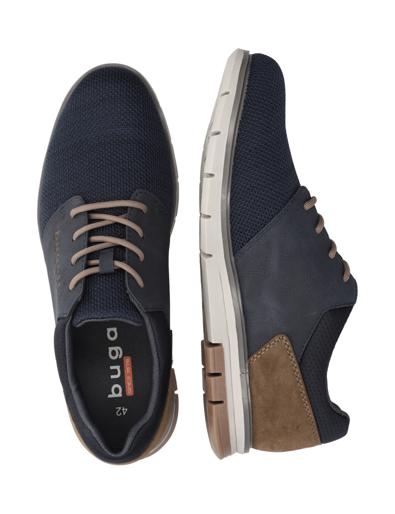 BUGATTI-DENIM-Schnürer-sportiv-cognac