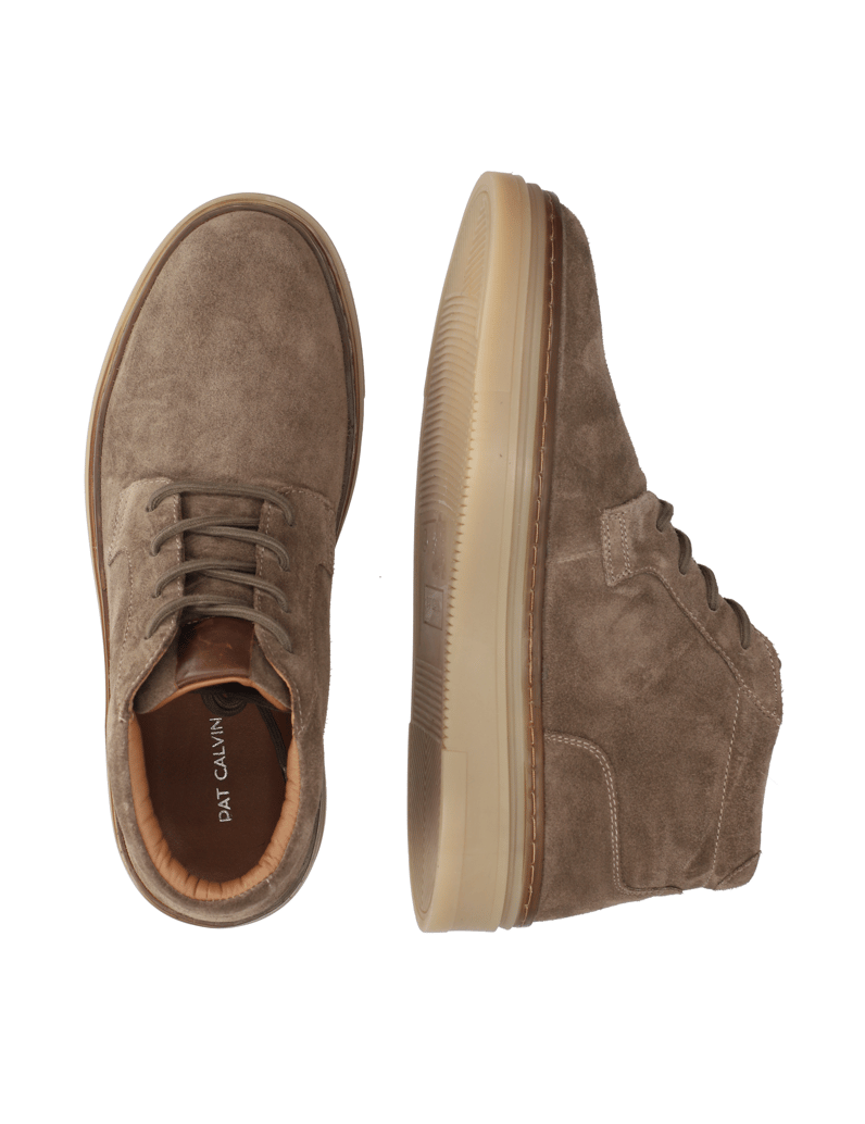 Pat-Calvin-Veloursleder-Sneaker-Mid-Cut-braun