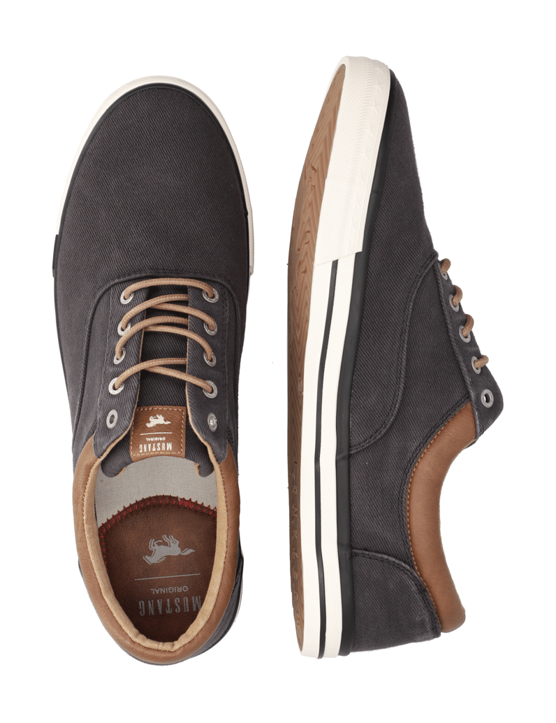 Mustang-Textil-Sneaker-schwarz