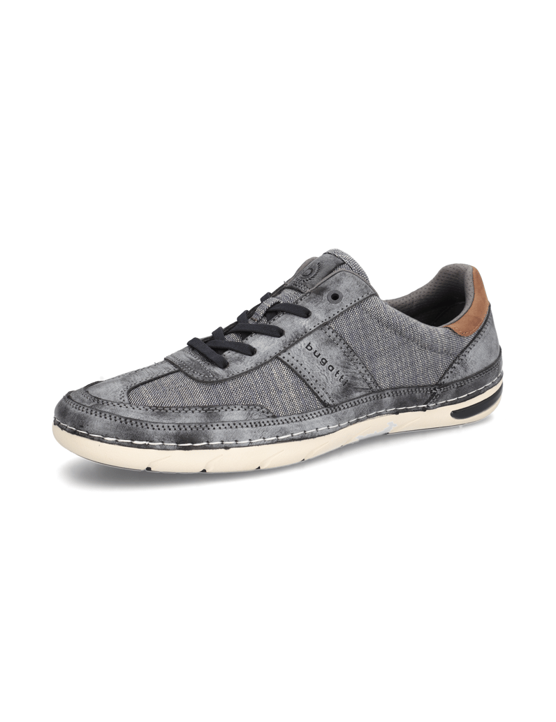 BUGATTI-DENIM-Textil-Schnürer-sportiv-blau
