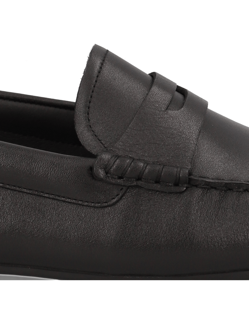 Pat-Calvin-Glattleder-Mokassin-schwarz