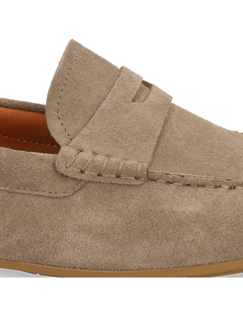 Pat-Calvin-Velourleder-Mokassin-beige