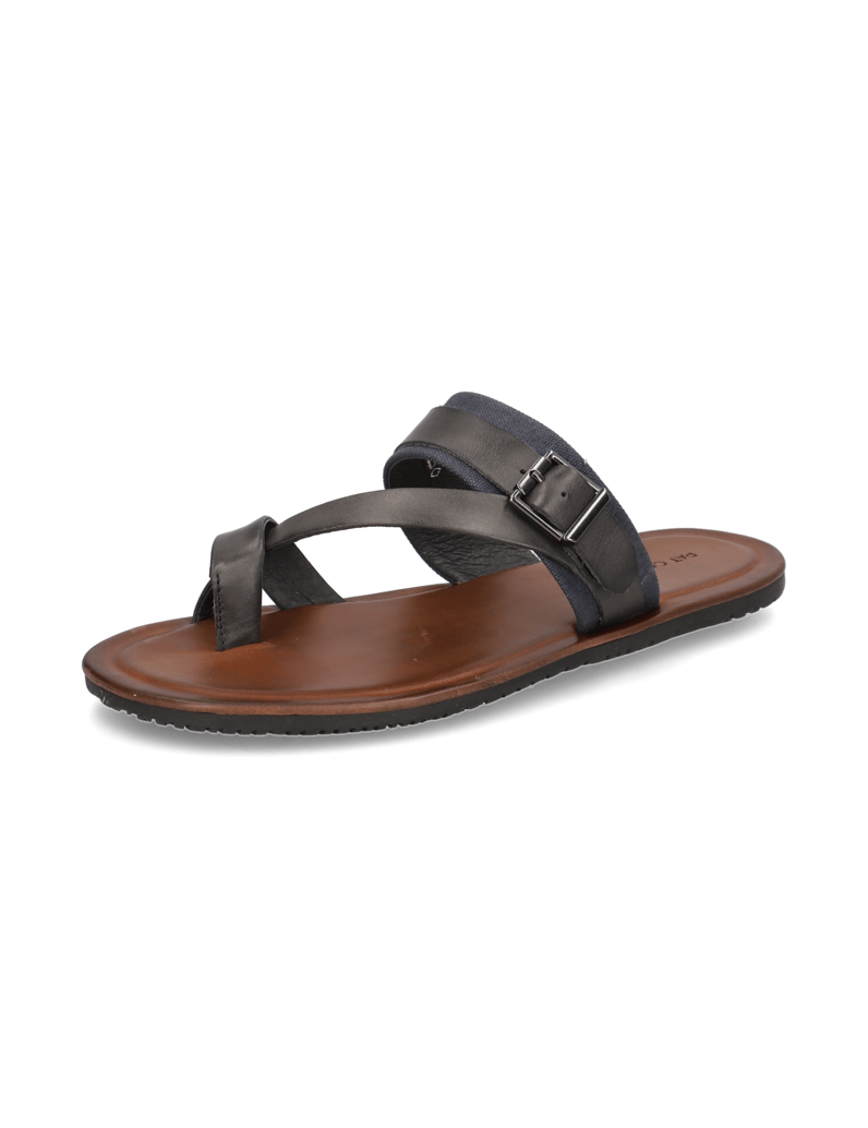 Pat-Calvin-Pantoffel-Glattleder-schwarz