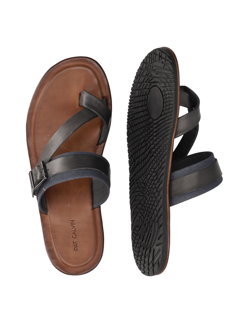 Pat-Calvin-Pantoffel-Glattleder-schwarz