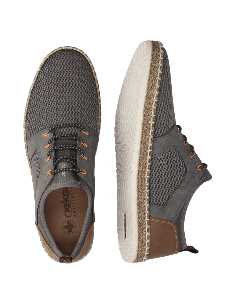 Rieker-Textil-Schnürer-sportiv-grau