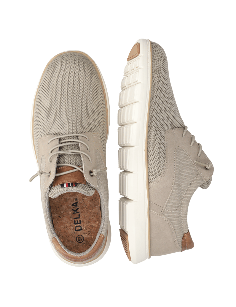 DELKA-Schnürer-sportiv-beige